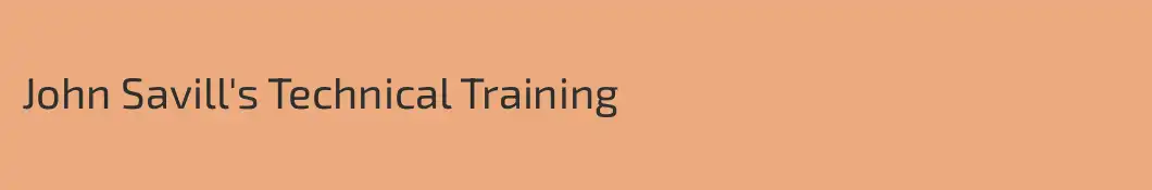 John Savill's Technical Training